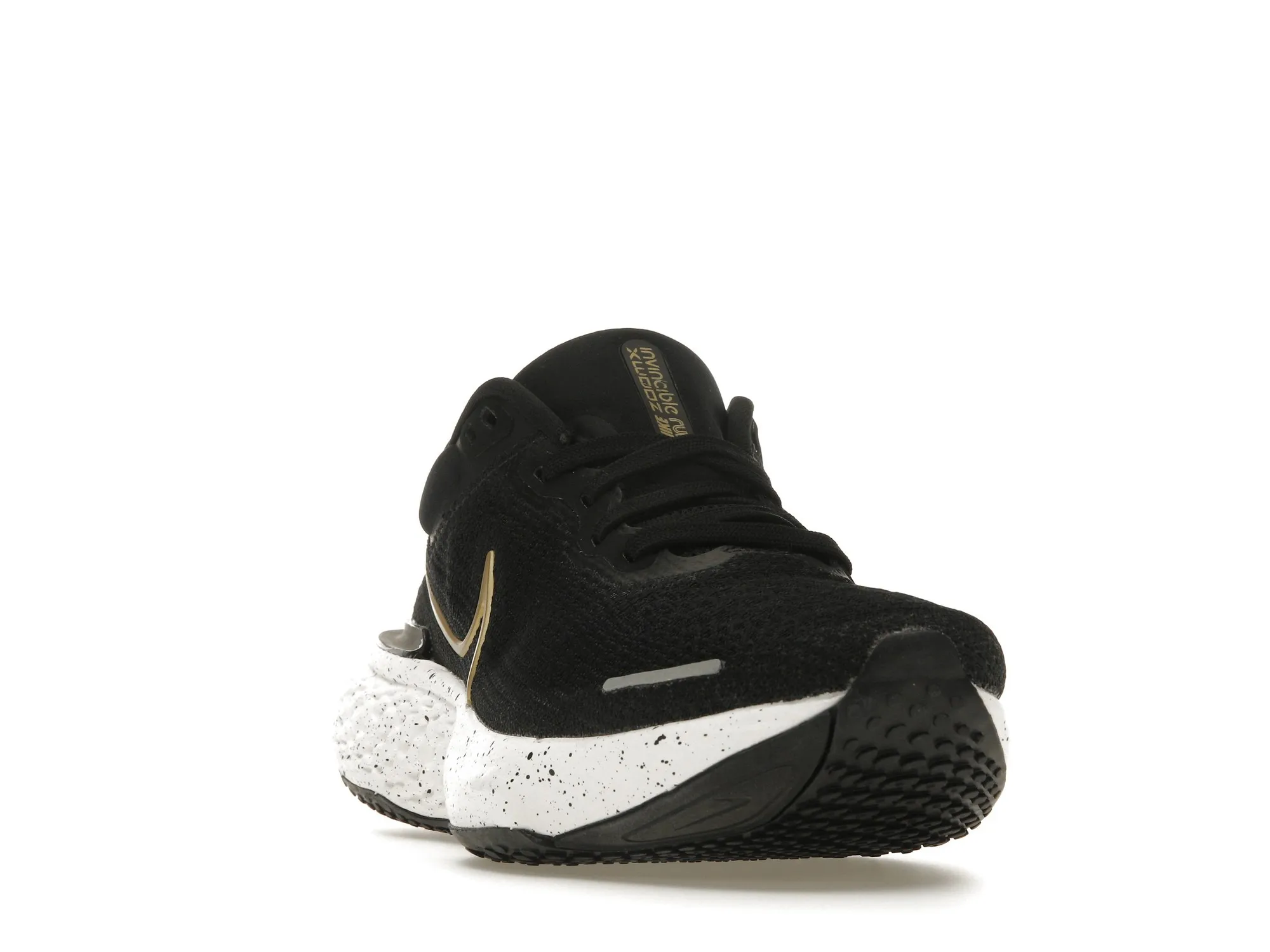 Фото № 2 с приближением к товару «‎Nike ZoomX Invincible Run Flyknit Black Metallic Gold »