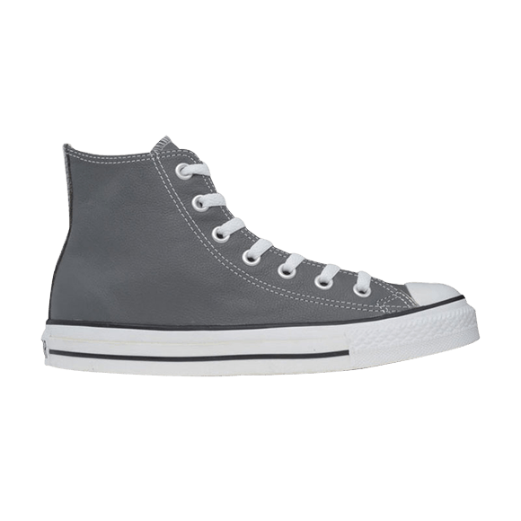 Фото № 1 с приближением к товару «‎Converse Chuck Taylor All Star Leather Hi Charcoal»