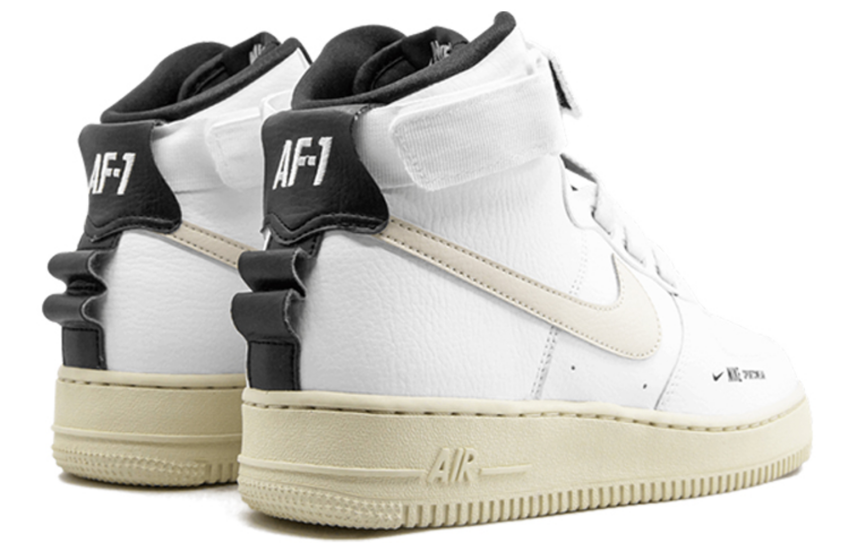 Фото № 4 с приближением к товару «‎Nike Air Force 1 High Utility White Light Cream Skate shoes»