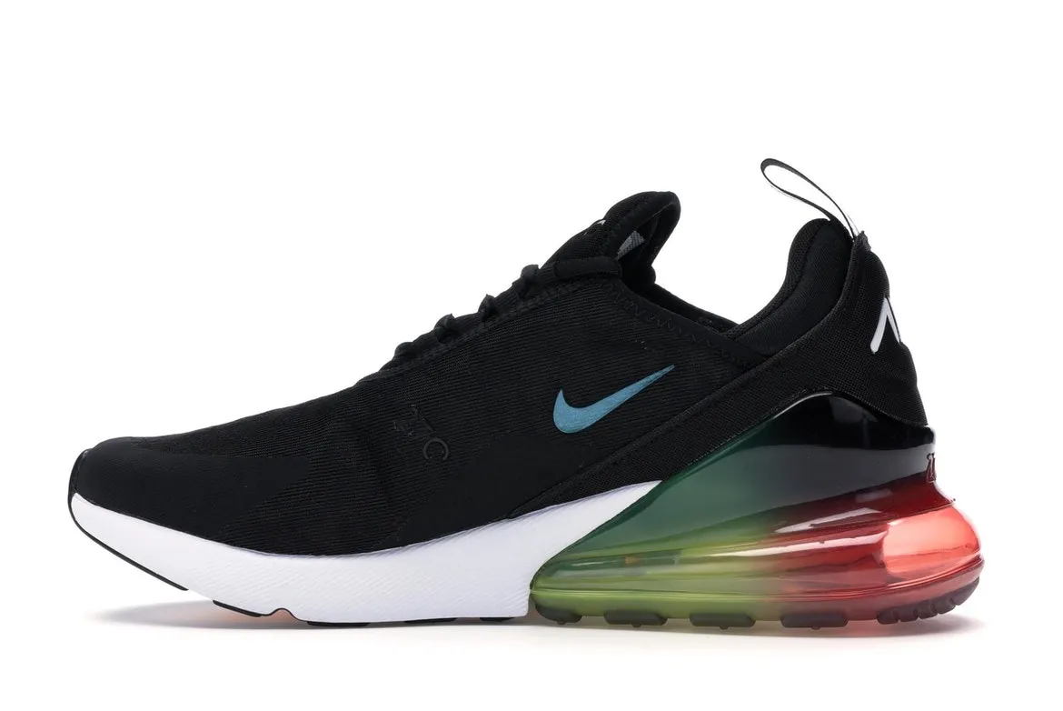 Фото № 5 с приближением к товару «‎Nike Air Max 270 Black Laser Orange Ember Glow»