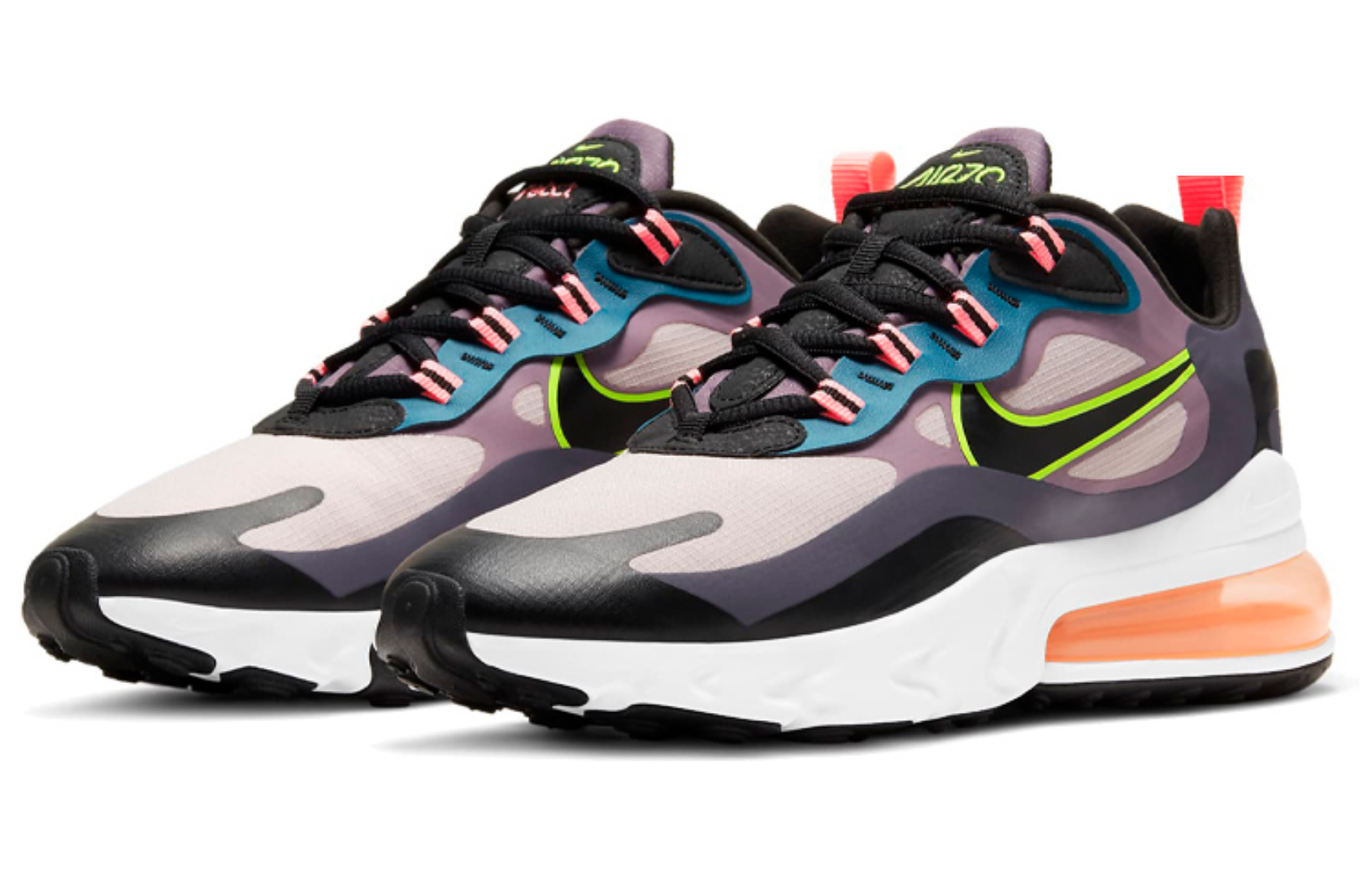 Фото № 3 с приближением к товару «‎Nike Wmns Air Max 270 React PurpleBlack»