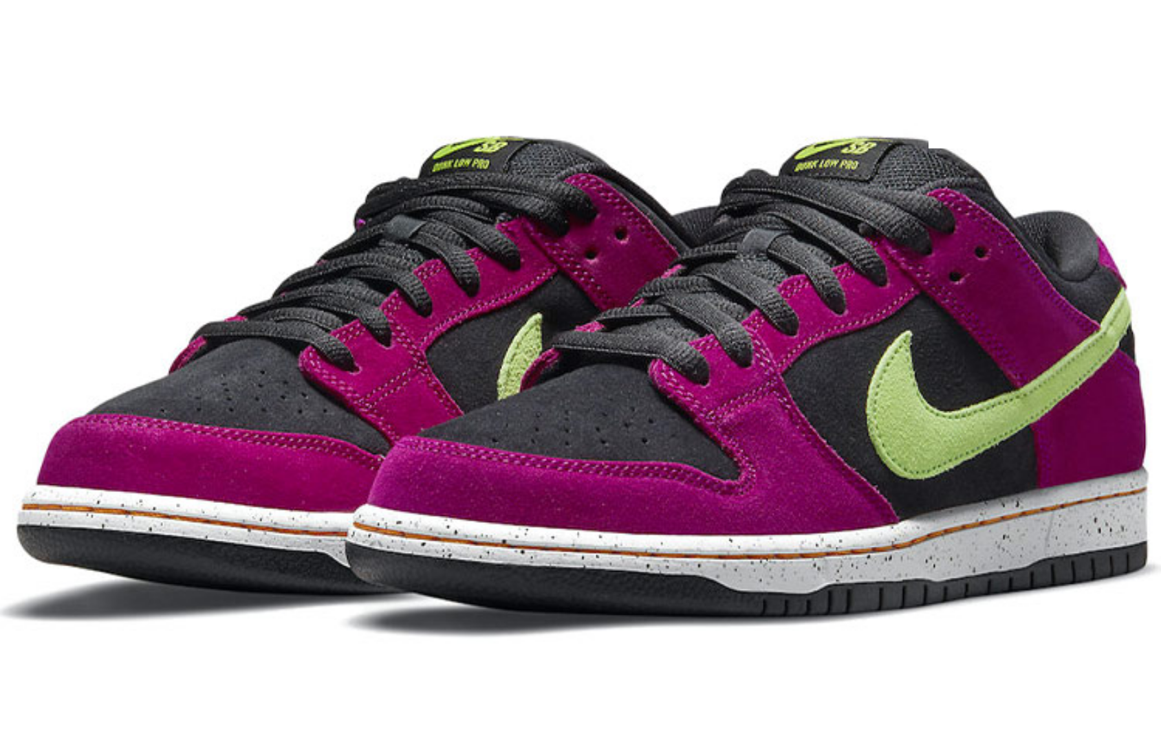 Фото № 3 с приближением к товару «‎Nike Sb Dunk Low Pro Skate Shoes Red Plum»