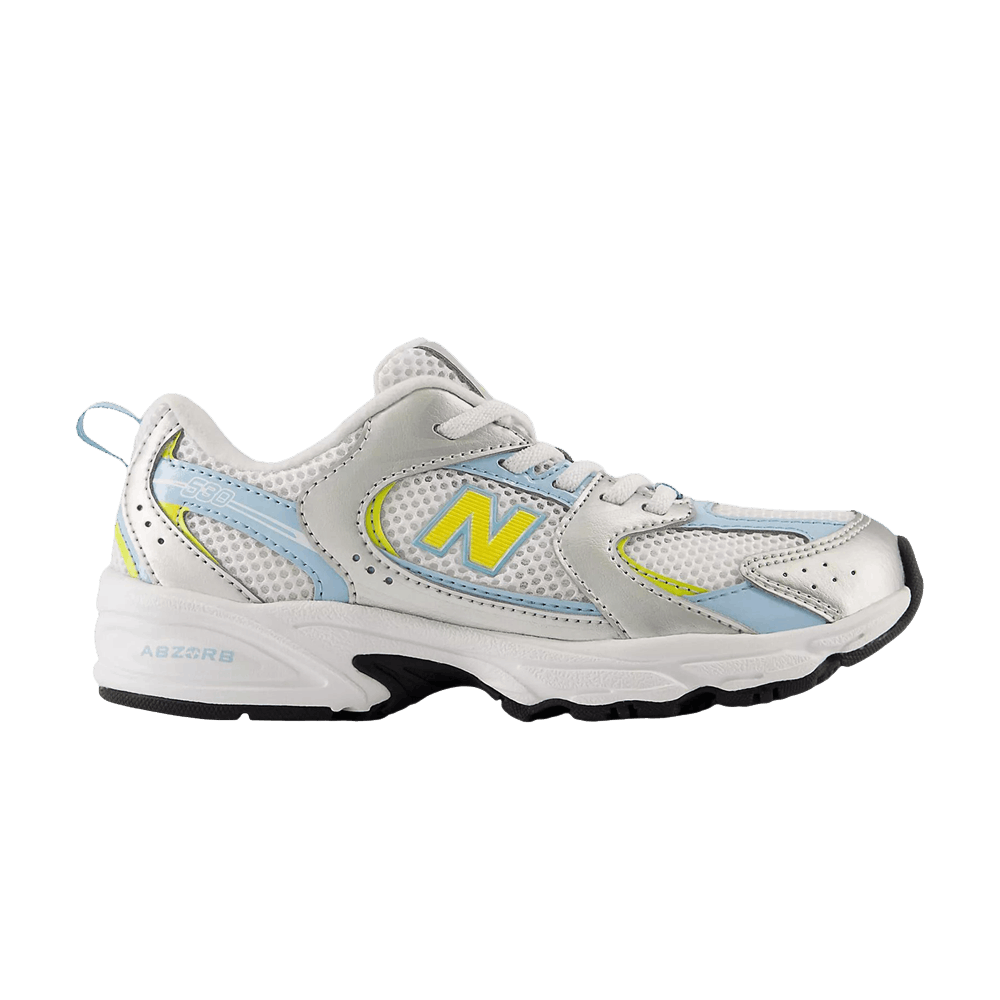New Balance 530 Bungee Lace Light Silver Metallic