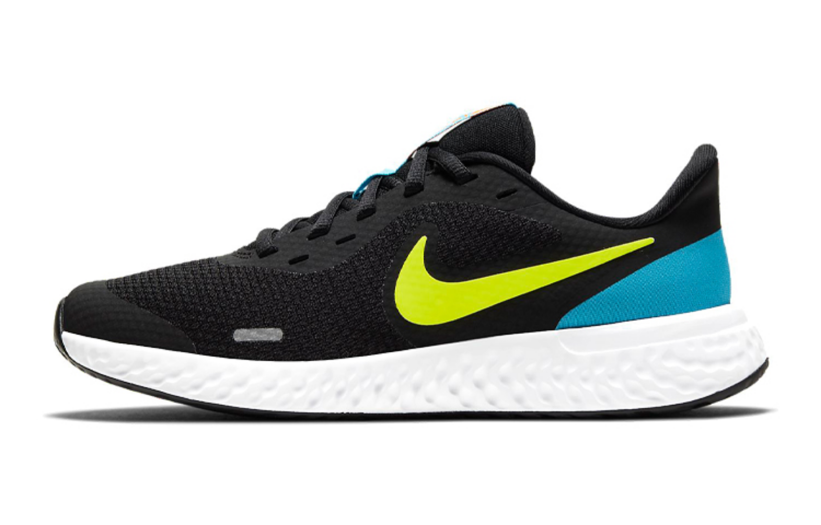 Фото № 1 с приближением к товару «‎Nike Revolution 5 (GS) BlackYellowBlue»