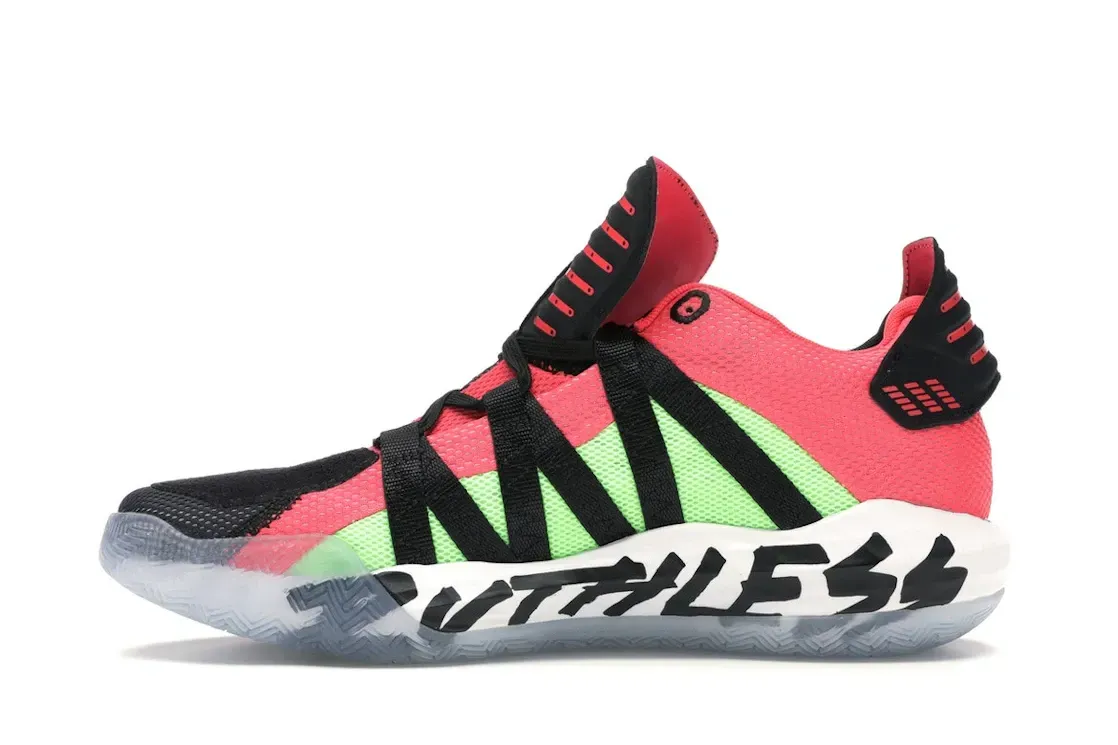 Фото № 3 с приближением к товару «‎adidas Dame 6 Ruthless Black Red»