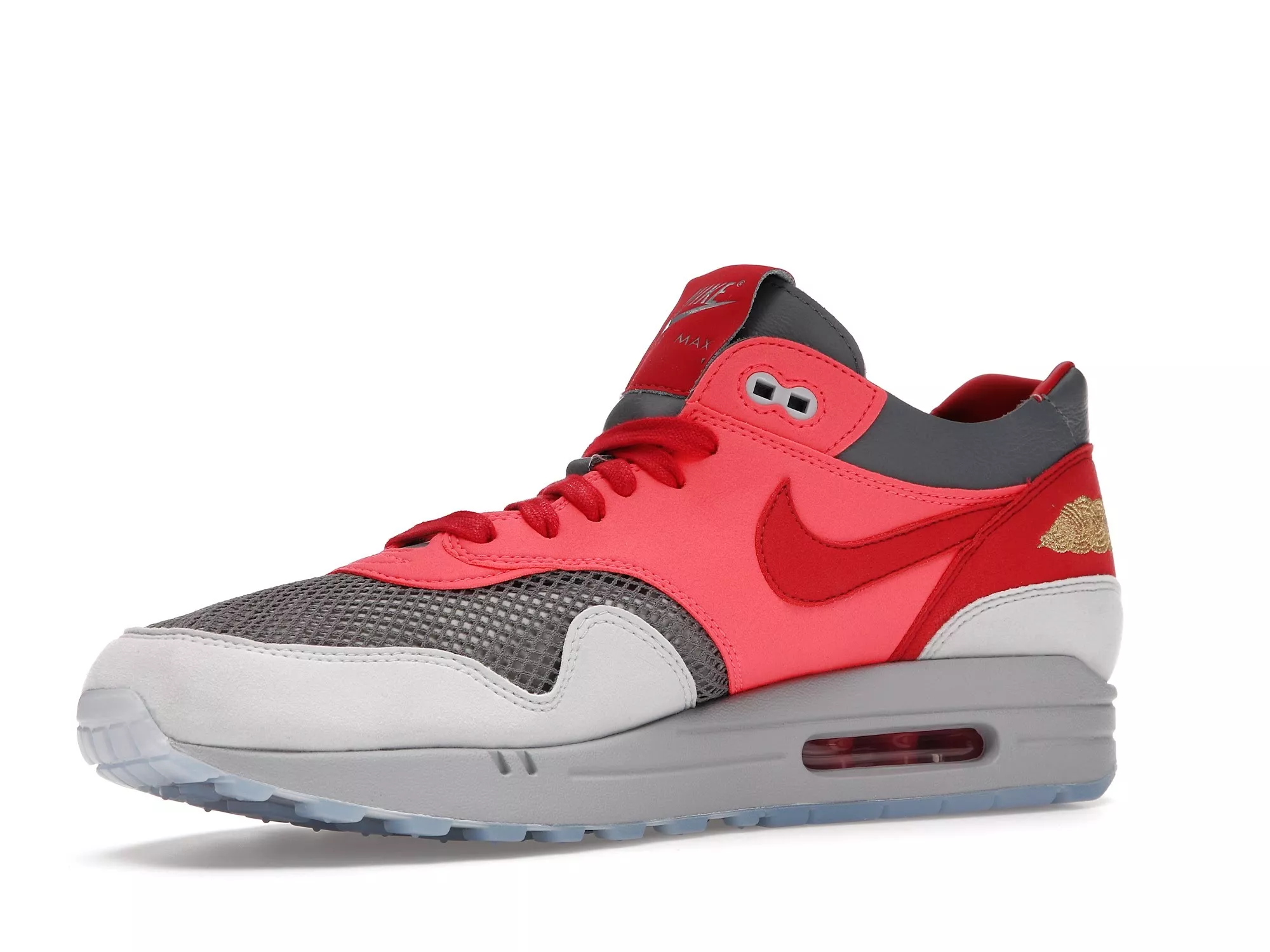 Фото № 5 с приближением к товару «‎Nike Air Max 1 CLOT Kiss of Death Solar Red»