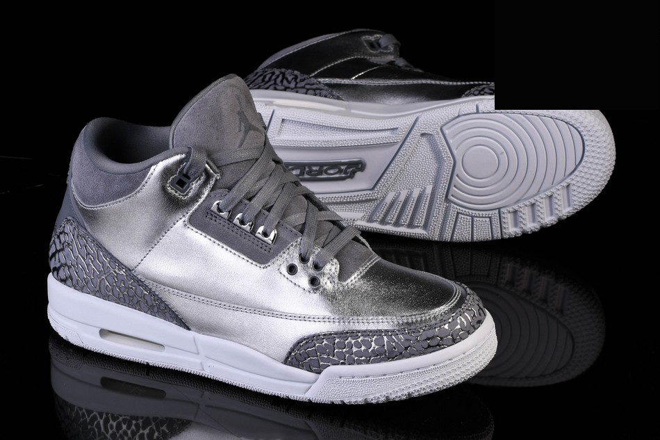 Фото № 3 с приближением к товару «‎Nike Air Jordan 3 Retro Prem HC Chrome »