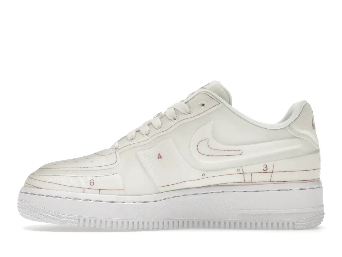 Фото № 3 с приближением к товару «‎Nike Air Force 1 Low '07 LX  Blueprint Summit White »