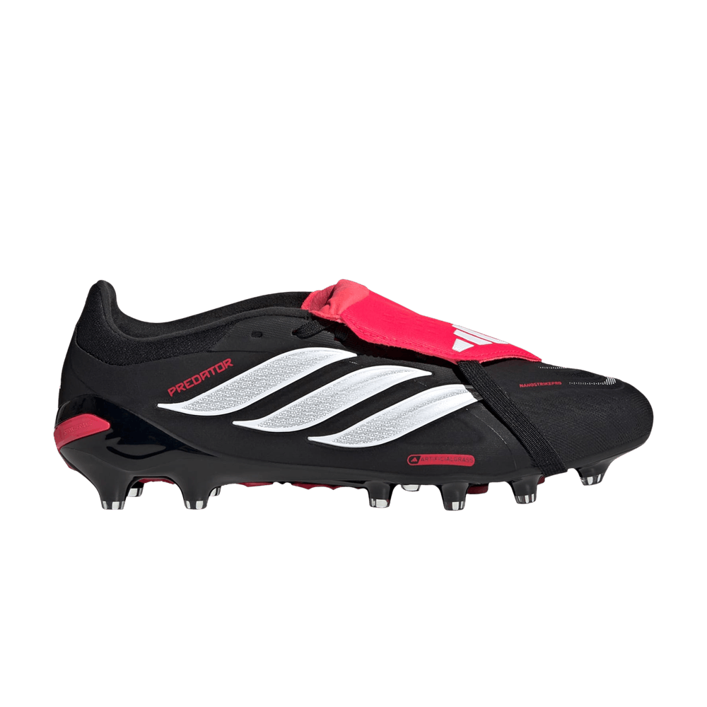 adidas Predator Pro Fold-Over Tongue AG Core Black Cloud White Lucid Red