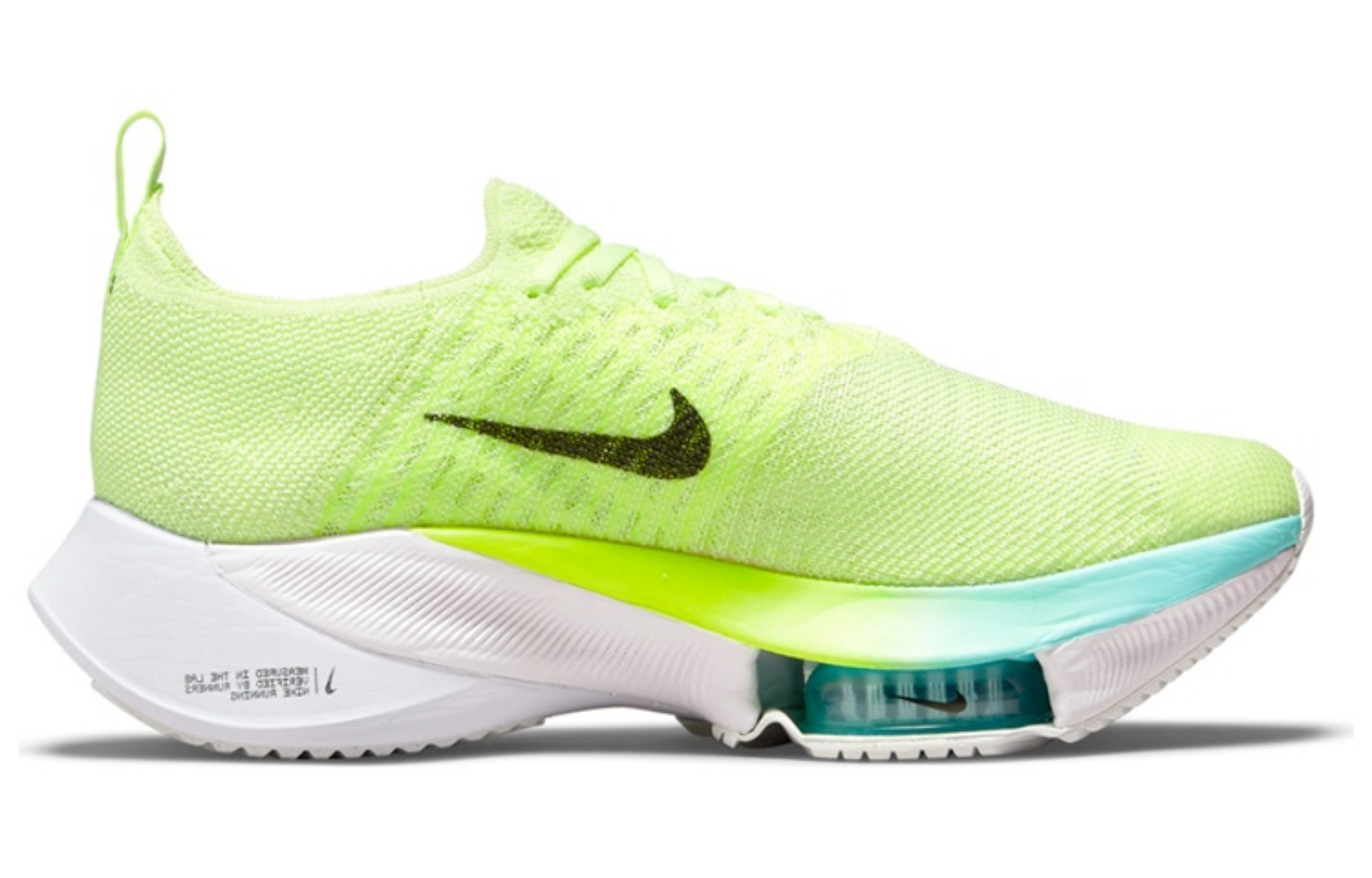 Фото № 2 с приближением к товару «‎Nike Air Zoom Tempo NEXT GreenWhite»
