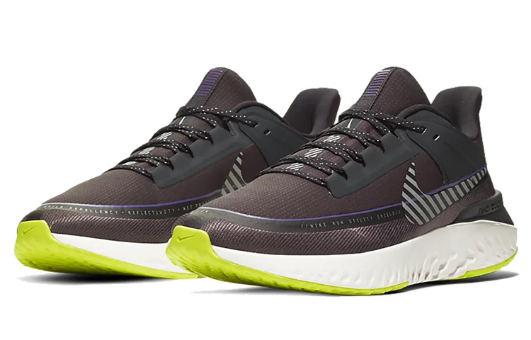 Фото № 3 с приближением к товару «‎Nike Legend React 2 Shield 'Reflective Silver'»