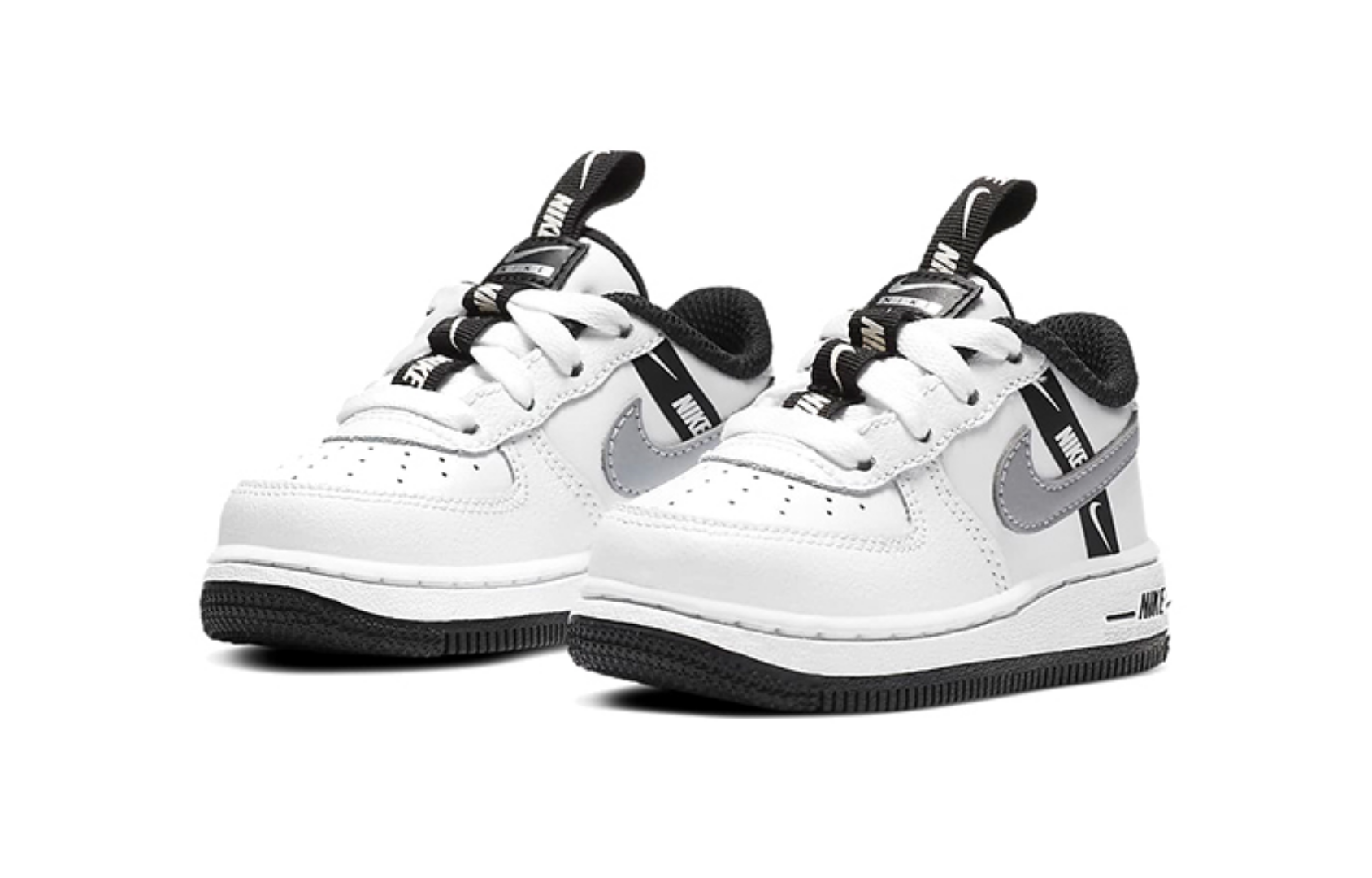 Фото № 3 с приближением к товару «‎Nike Force 1 LV8 KSA TD 'Worldwide Pack - White Reflect Silver'»
