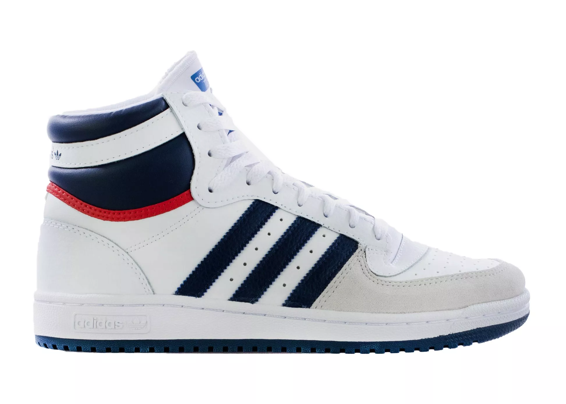 Фото № 1 с приближением к товару «‎adidas Top Ten Hi White Navy Red»