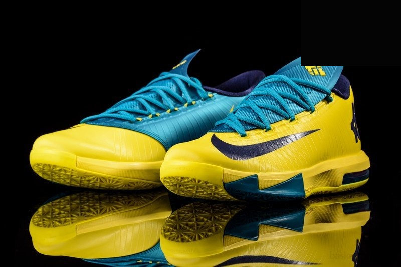 Фото № 2 с приближением к товару «‎Nike KD VI Sonic Teal Navy »