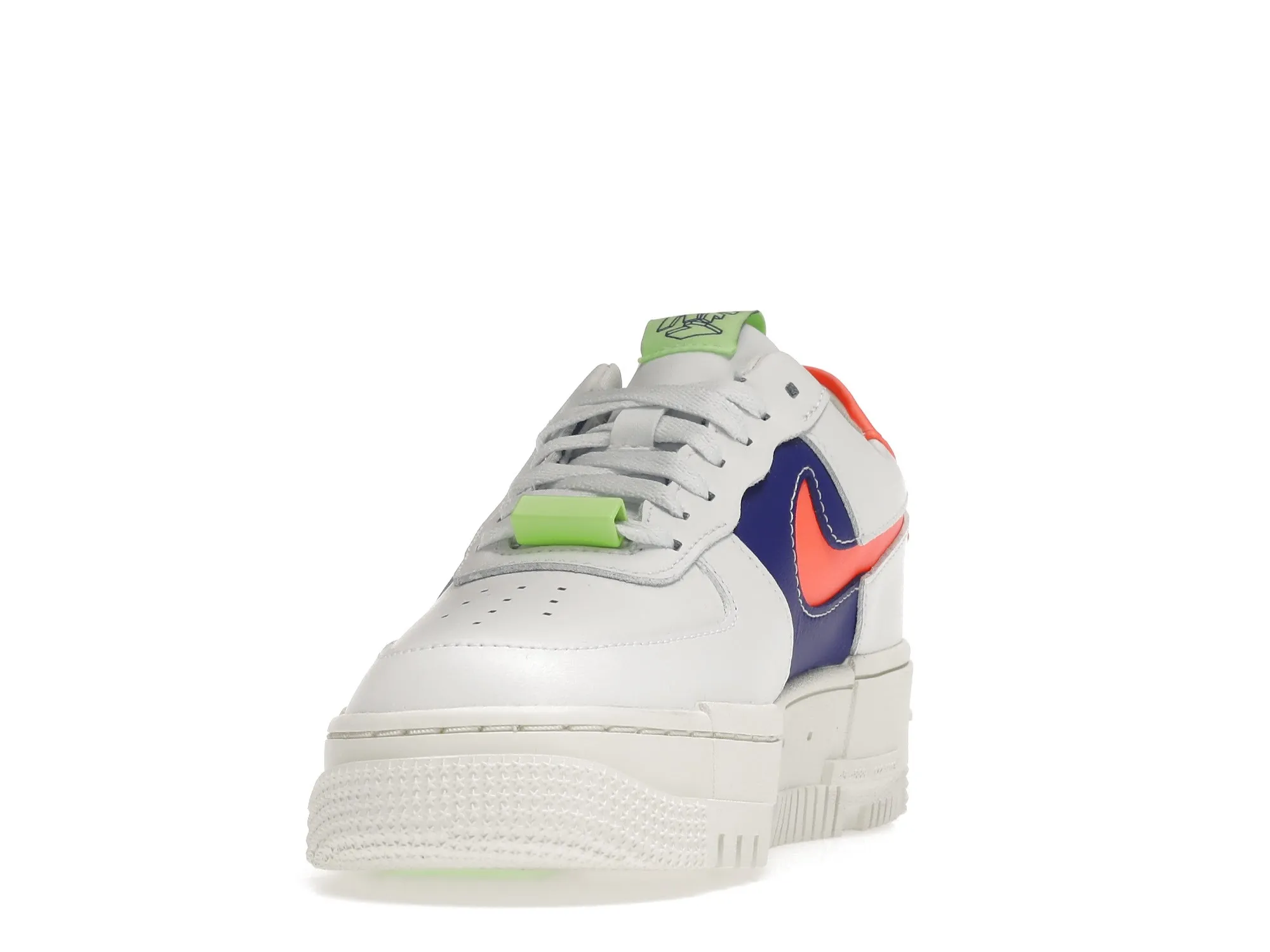 Фото № 3 с приближением к товару «‎Nike Air Force 1 Low Pixel White Concord Crimson »