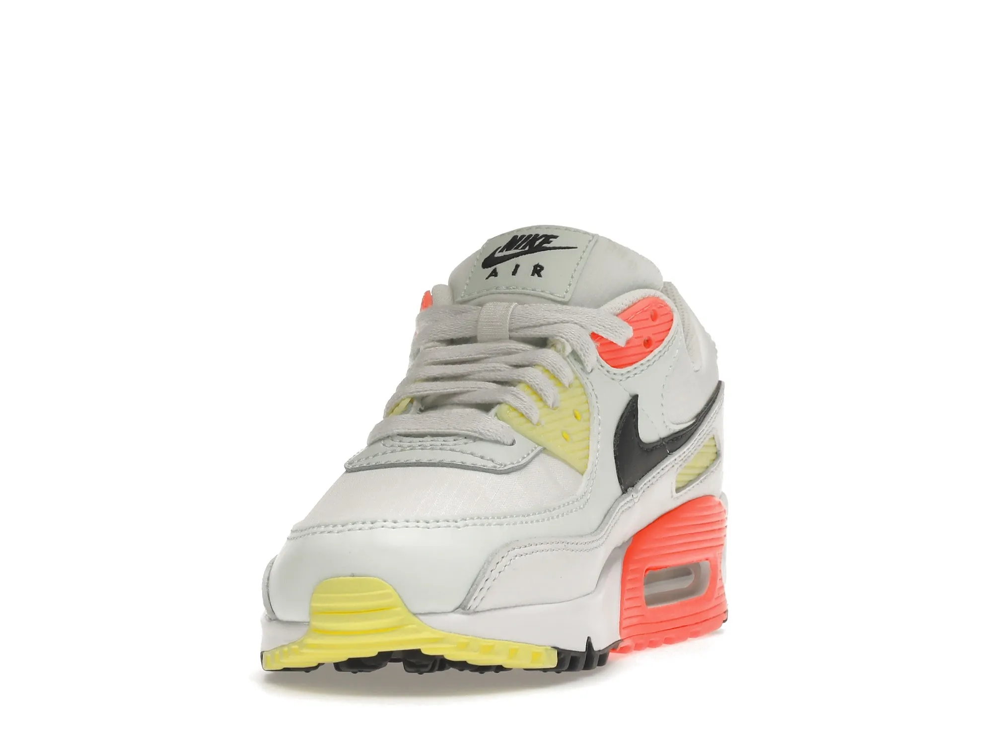 Фото № 4 с приближением к товару «‎Nike Air Max 90 White Barely Green Bright Mango »