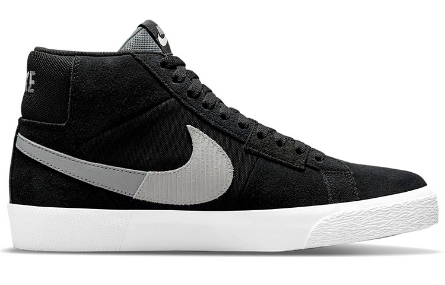 Фото № 2 с приближением к товару «‎Nike SB Zoom Blazer mid Skate shoes blackgrey»