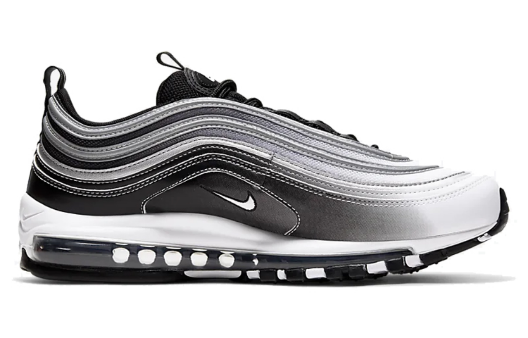 Фото № 2 с приближением к товару «‎Nike Air Max 97 Running shoes BlackWhite»