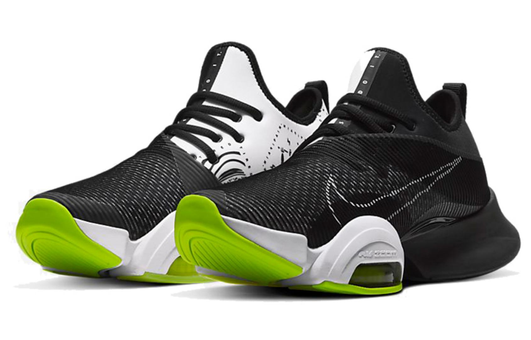 Фото № 3 с приближением к товару «‎Nike Air Zoom SuperRep BlackWhiteYellow»