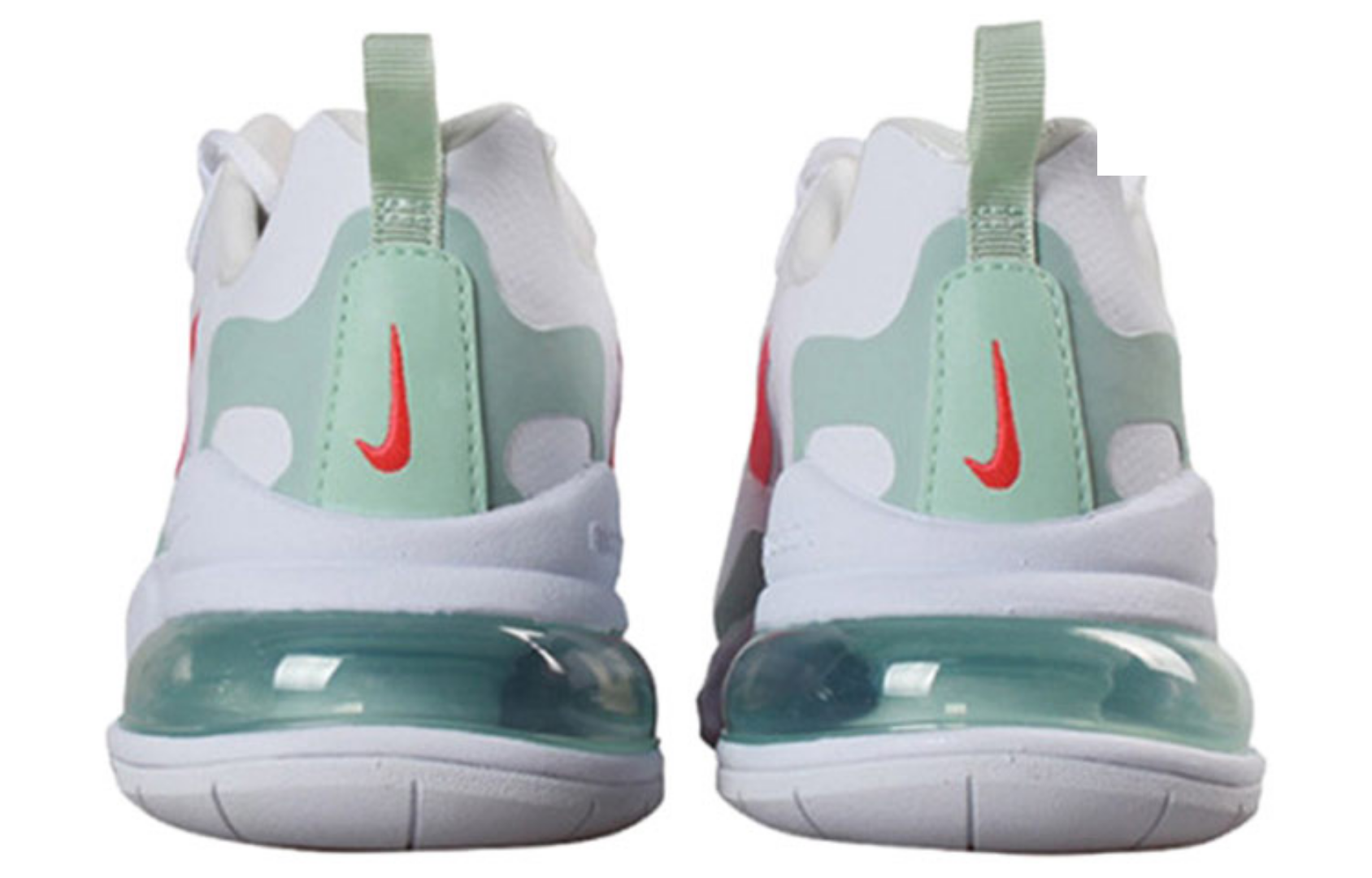 Фото № 4 с приближением к товару «‎Nike Wmns Air Max 270 React 'White Pistachio Crimson'»