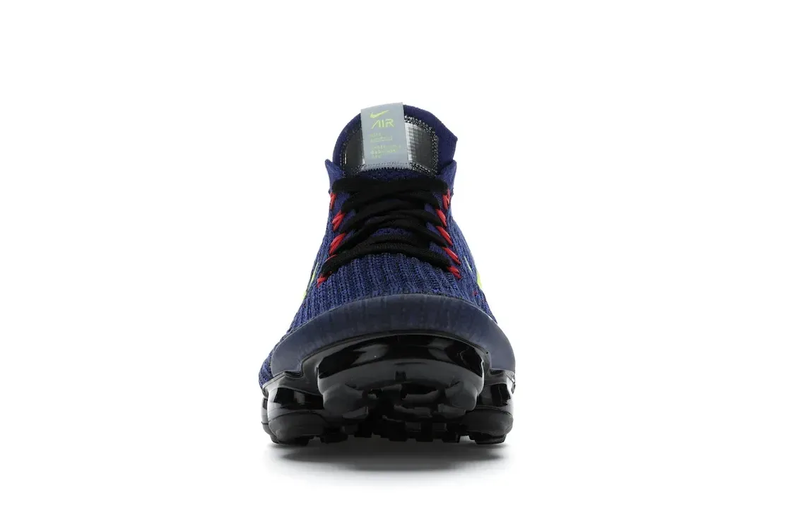 Фото № 2 с приближением к товару «‎Nike Air VaporMax Flyknit 3 Deep Royal Volt»
