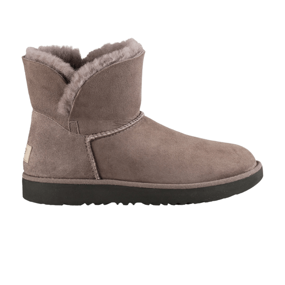 UGG Women's Classic Cuff Mini Stormy Grey