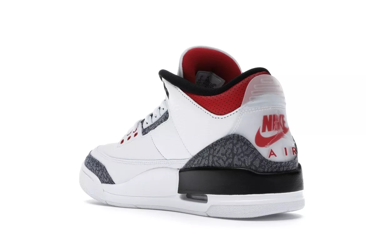 Фото № 6 с приближением к товару «‎Jordan 3 Retro SE Fire Red Denim (2020)»