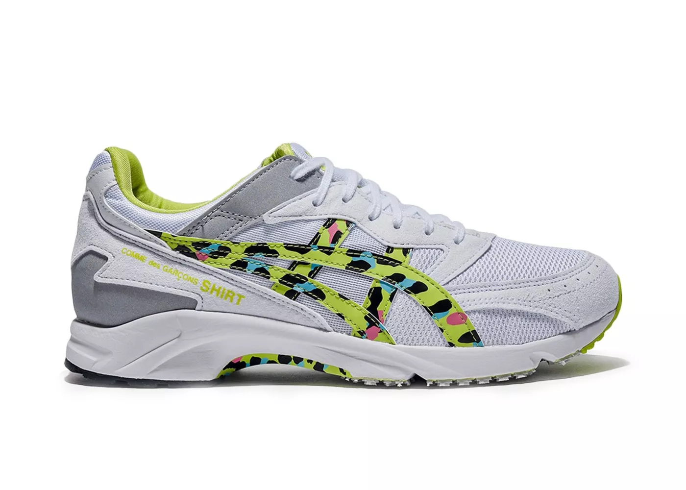Фото № 1 с приближением к товару «‎ASICS Tarther Comme Des Garcons Shirt Pack White Lime»
