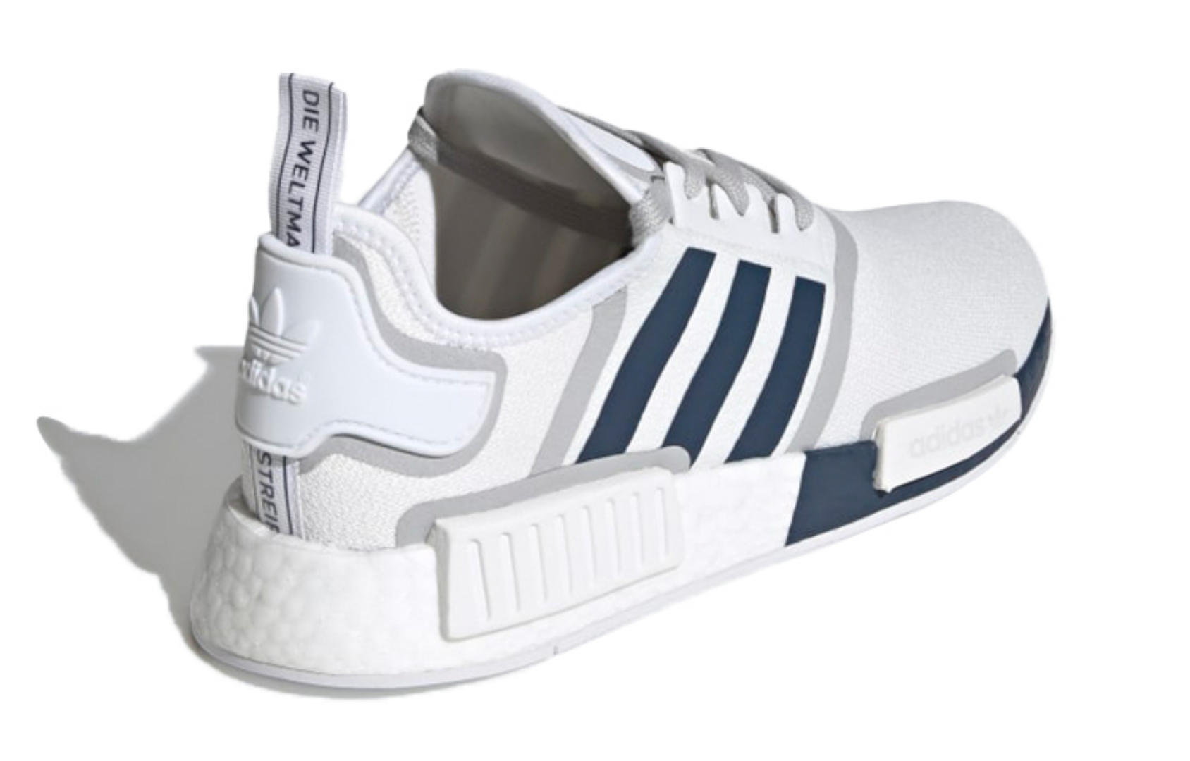 Фото № 4 с приближением к товару «‎adidas Originals NMDR1 WhiteSilverBlue»