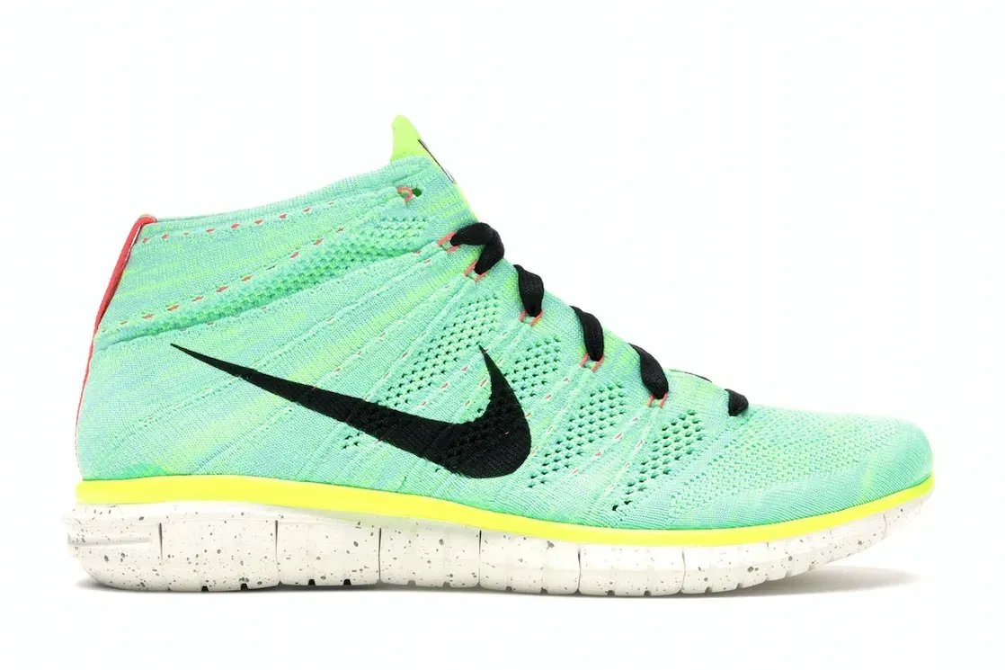 Фото № 1 с приближением к товару «‎Nike Free Flyknit Chukka Hyper Turquoise»