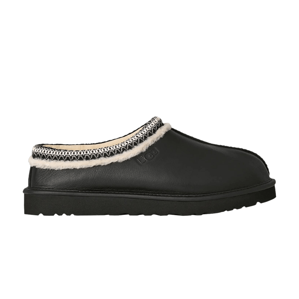 UGG Tasman Leather Slipper Black
