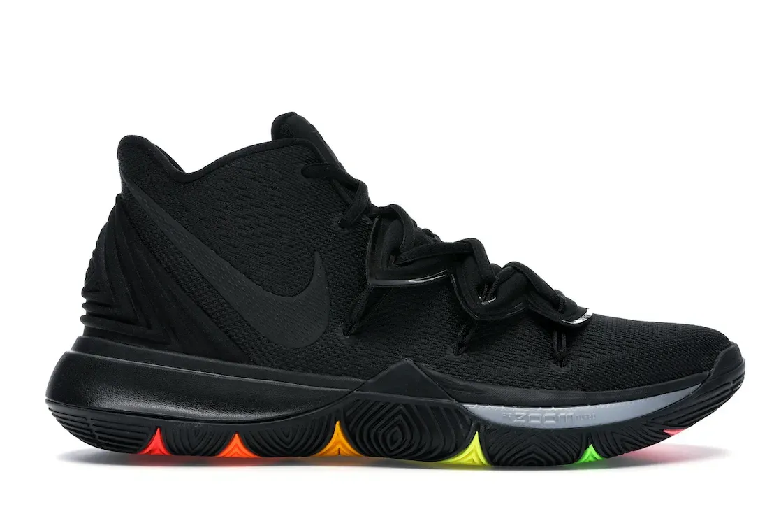 Фото № 1 с приближением к товару «‎Nike Kyrie 5 Black Rainbow Soles»