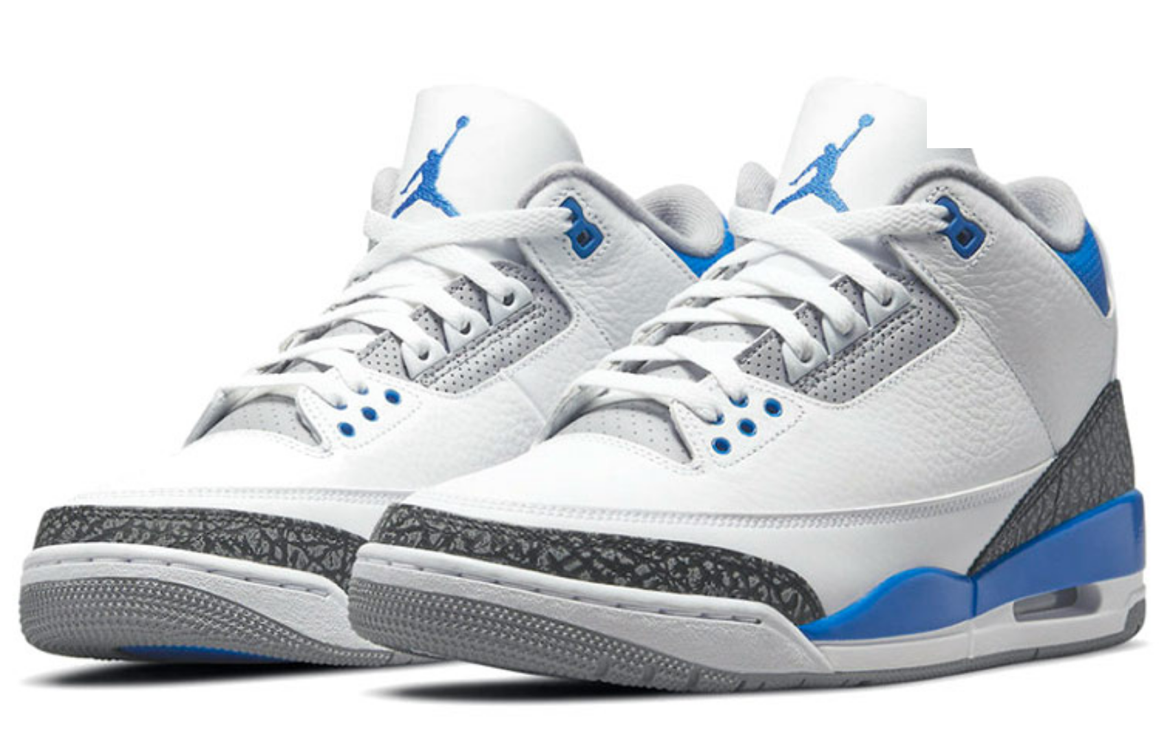 Фото № 3 с приближением к товару «‎Air Jordan 3 "Racer Blue" WhiteBlue»