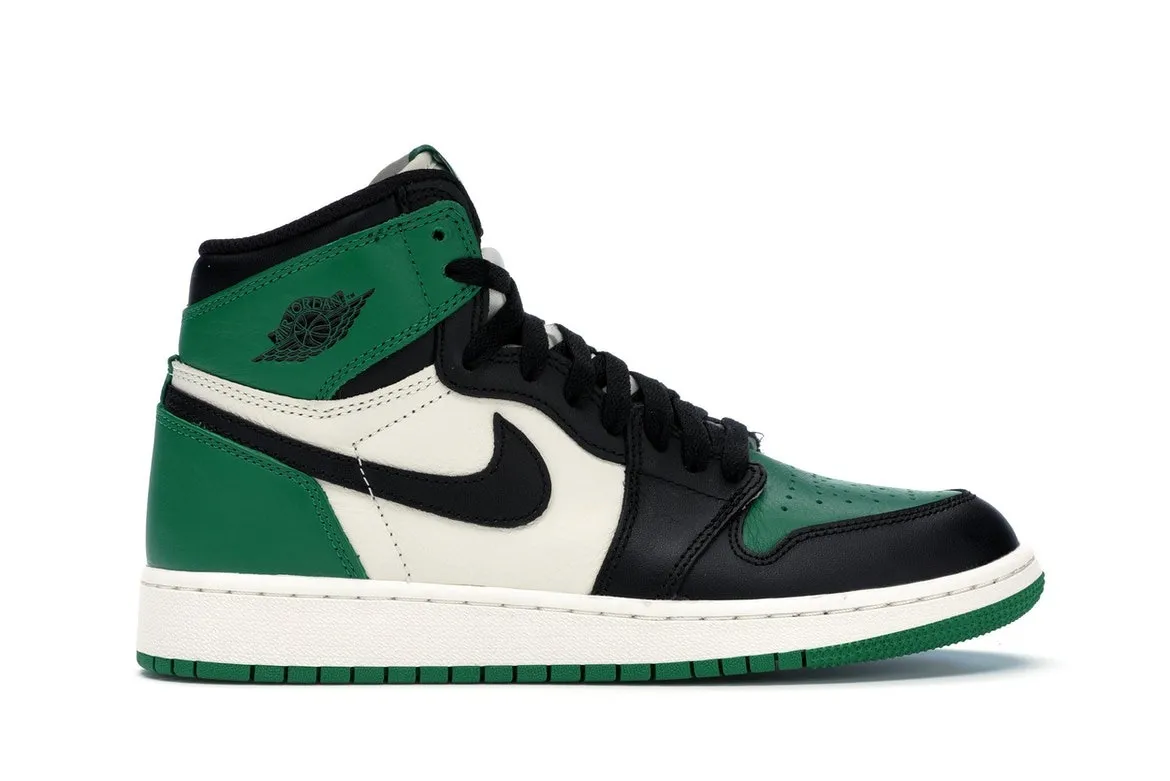 Фото № 1 с приближением к товару «‎Jordan 1 Retro High Pine Green »