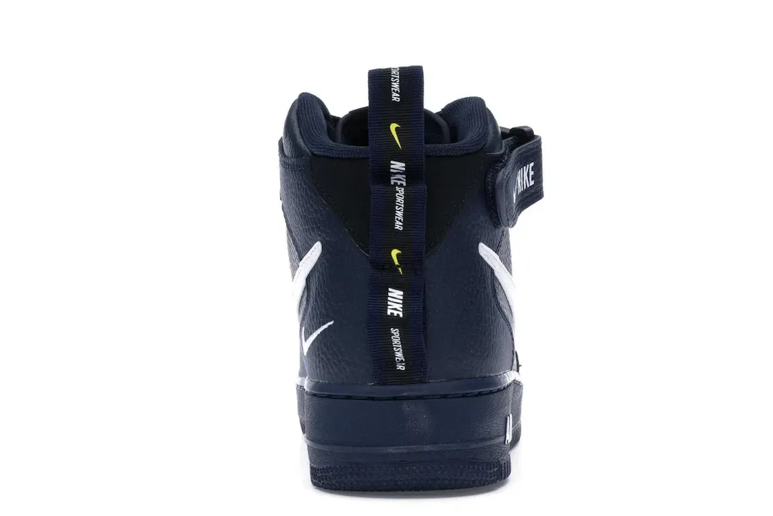 Фото № 4 с приближением к товару «‎Nike Air Force 1 Mid Utility Obsidian»