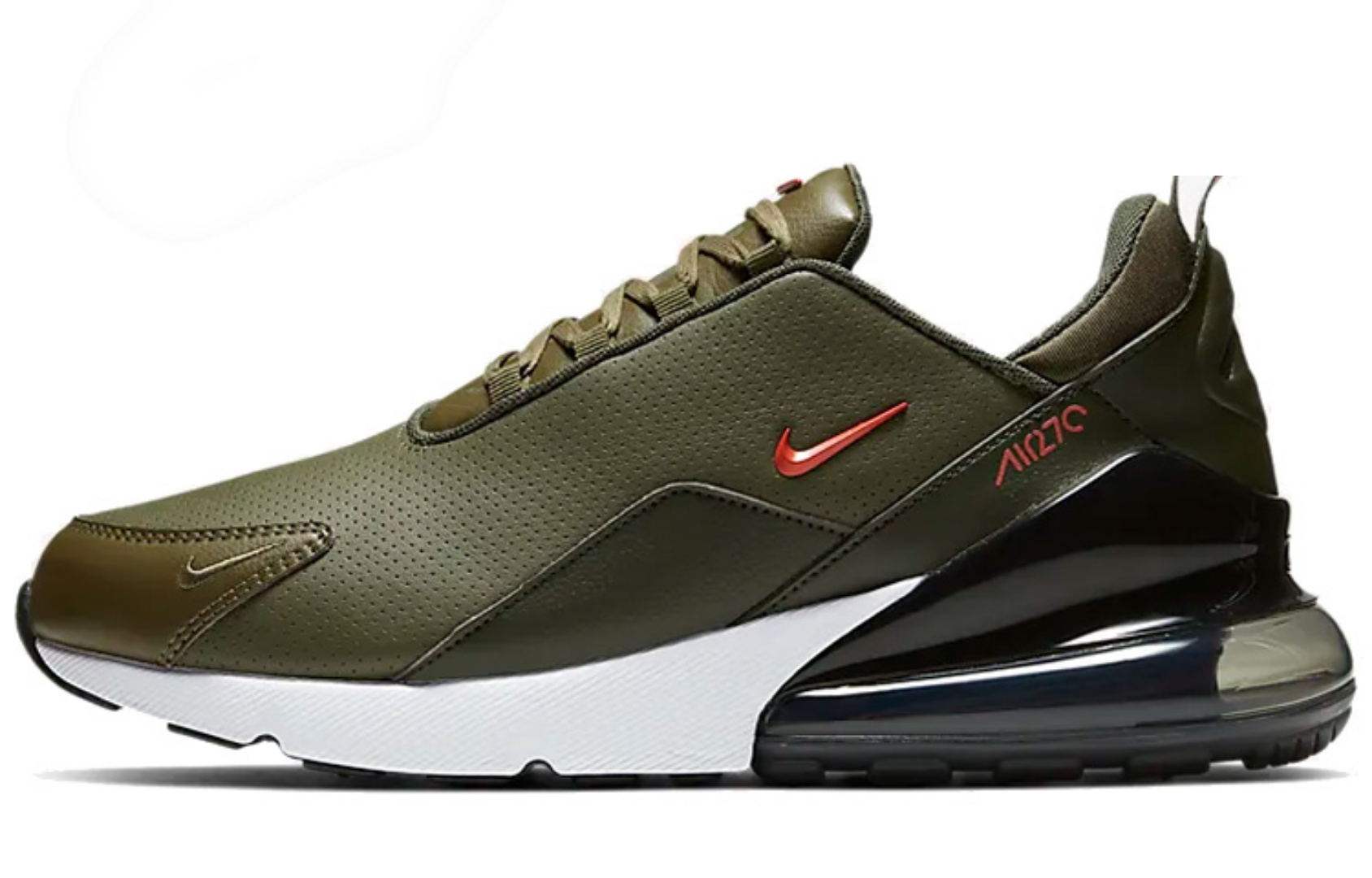 Фото № 1 с приближением к товару «‎Nike Air Max 270 Premium Leather 'Olive'»