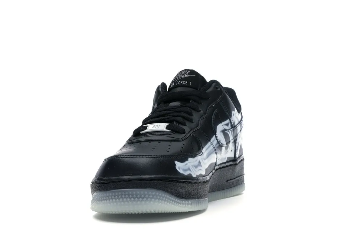 Nike air force 1 low black skeleton best sale