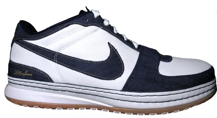 Фото № 1 с приближением к товару «‎Nike LeBron 6 Low White Midnight Navy»