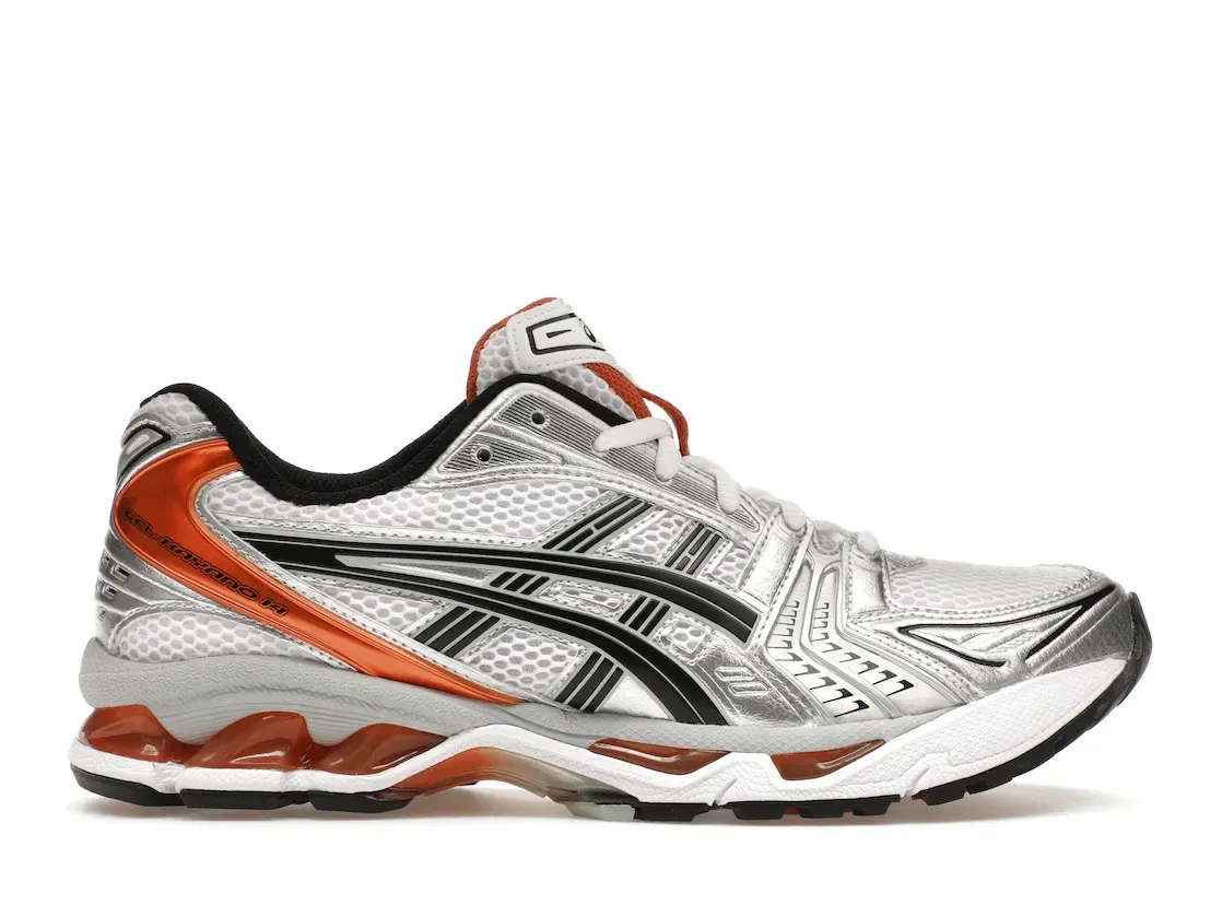 Фото № 1 с приближением к товару «‎ASICS Gel-Kayano 14 White Piquant Orange»