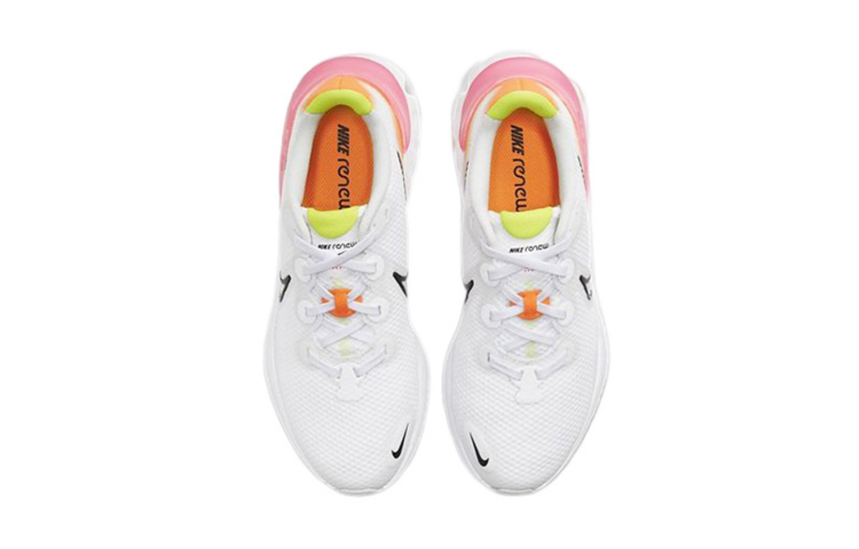 Фото № 4 с приближением к товару «‎Nike Renew Run (GS) WhitePlatinum TintPink BlastBlack»