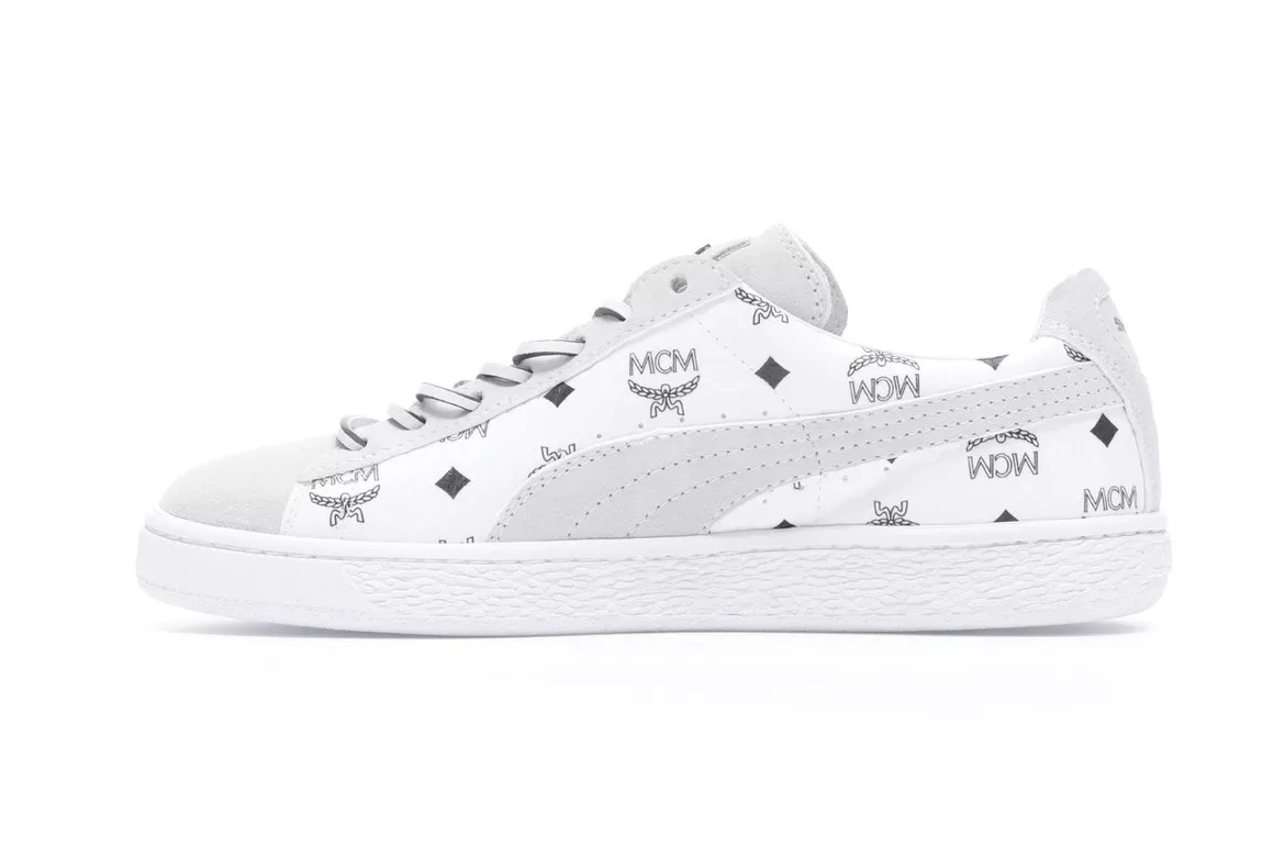 Фото № 5 с приближением к товару «‎Puma Suede Classic MCM (White)»
