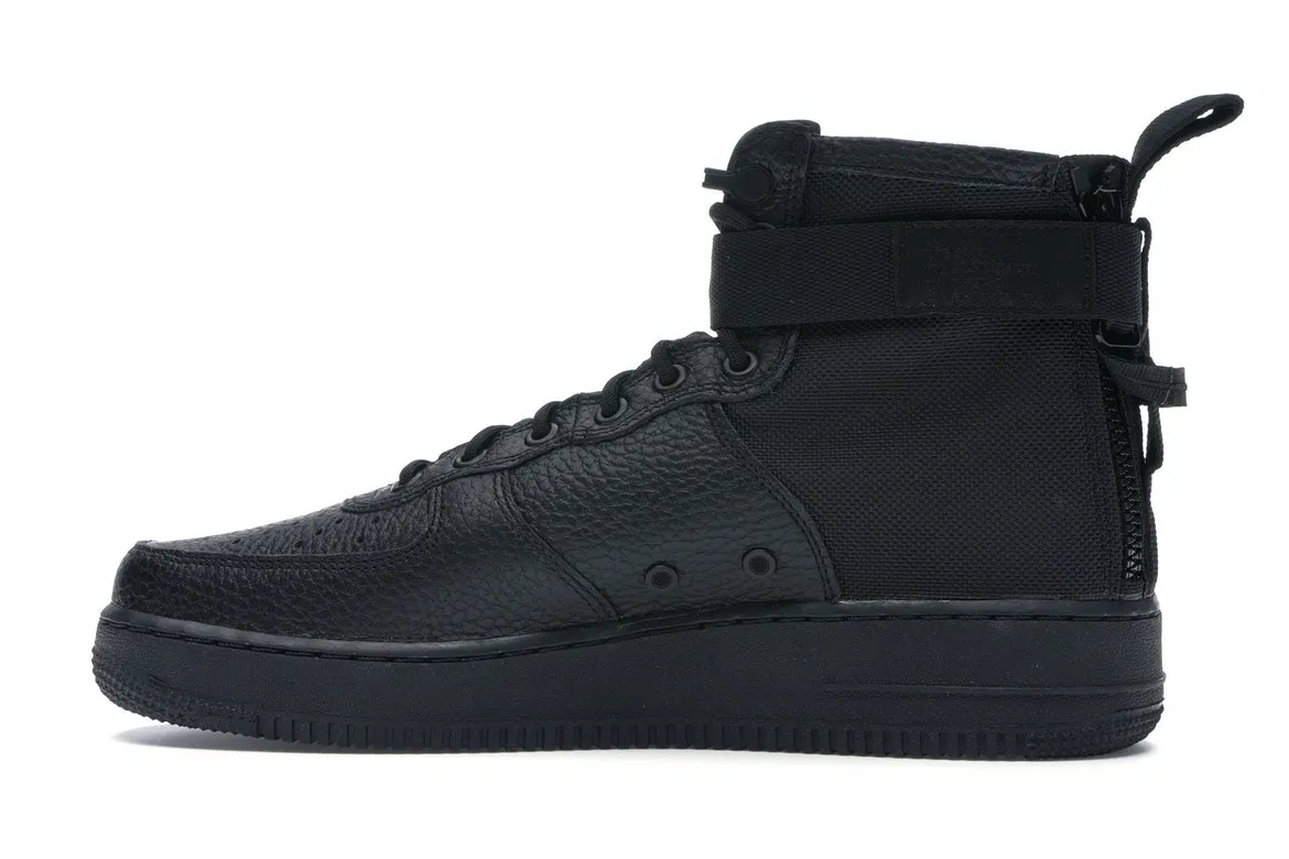 Фото № 5 с приближением к товару «‎Nike SF Air Force 1 Mid Triple Black»
