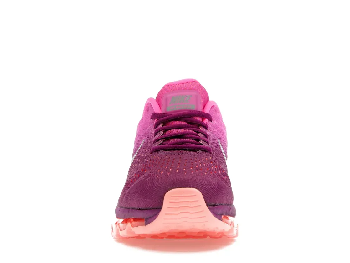 Фото № 2 с приближением к товару «‎Nike Air Max 2017 Bright Grape Fire Pink »
