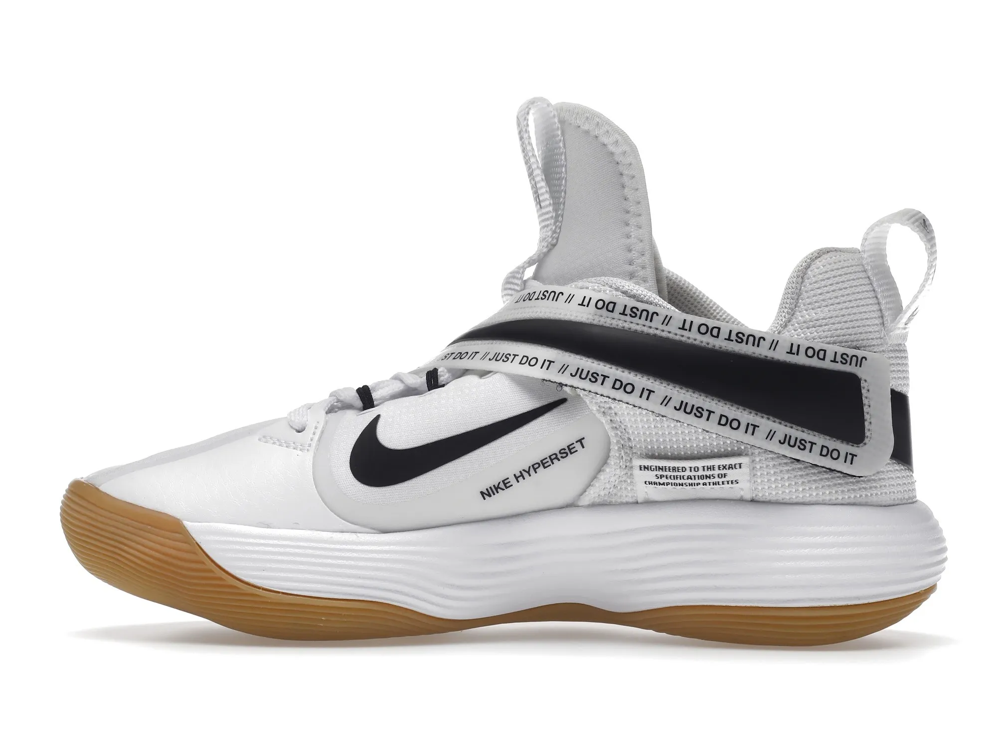 Фото № 5 с приближением к товару «‎Nike React Hyperset White Black Gum »