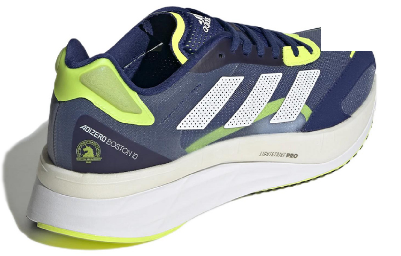 Фото № 4 с приближением к товару «‎adidas Adizero Boston 10 Running Shoes BlueWhite»