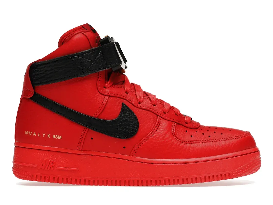 Фото № 1 с приближением к товару «‎Nike Air Force 1 High 1017 ALYX 9SM Red Black»