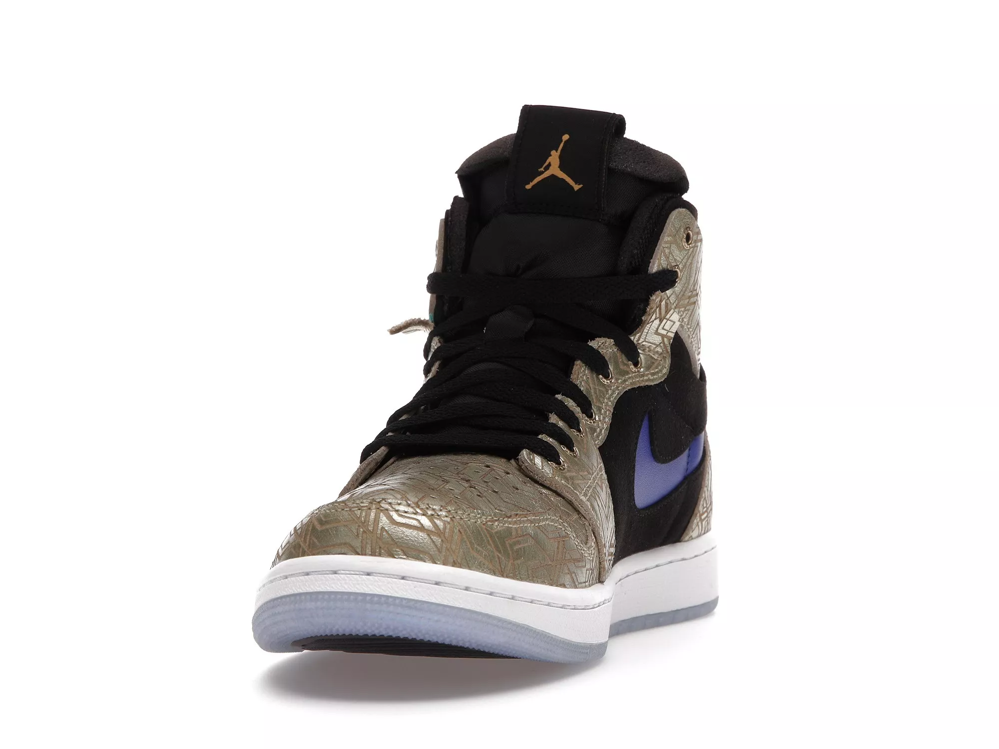 Фото № 4 с приближением к товару «‎Jordan 1 High Zoom Air CMFT Gold Laser»