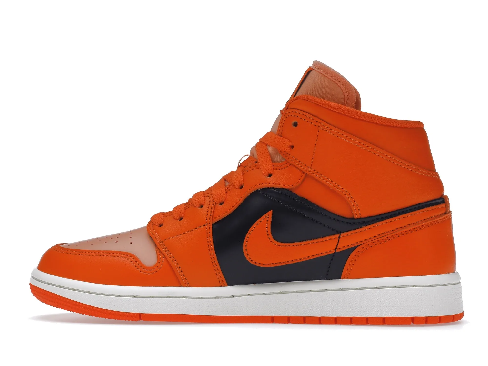 Фото № 3 с приближением к товару «‎Jordan 1 Mid SE Rush Orange Crimson Bliss »