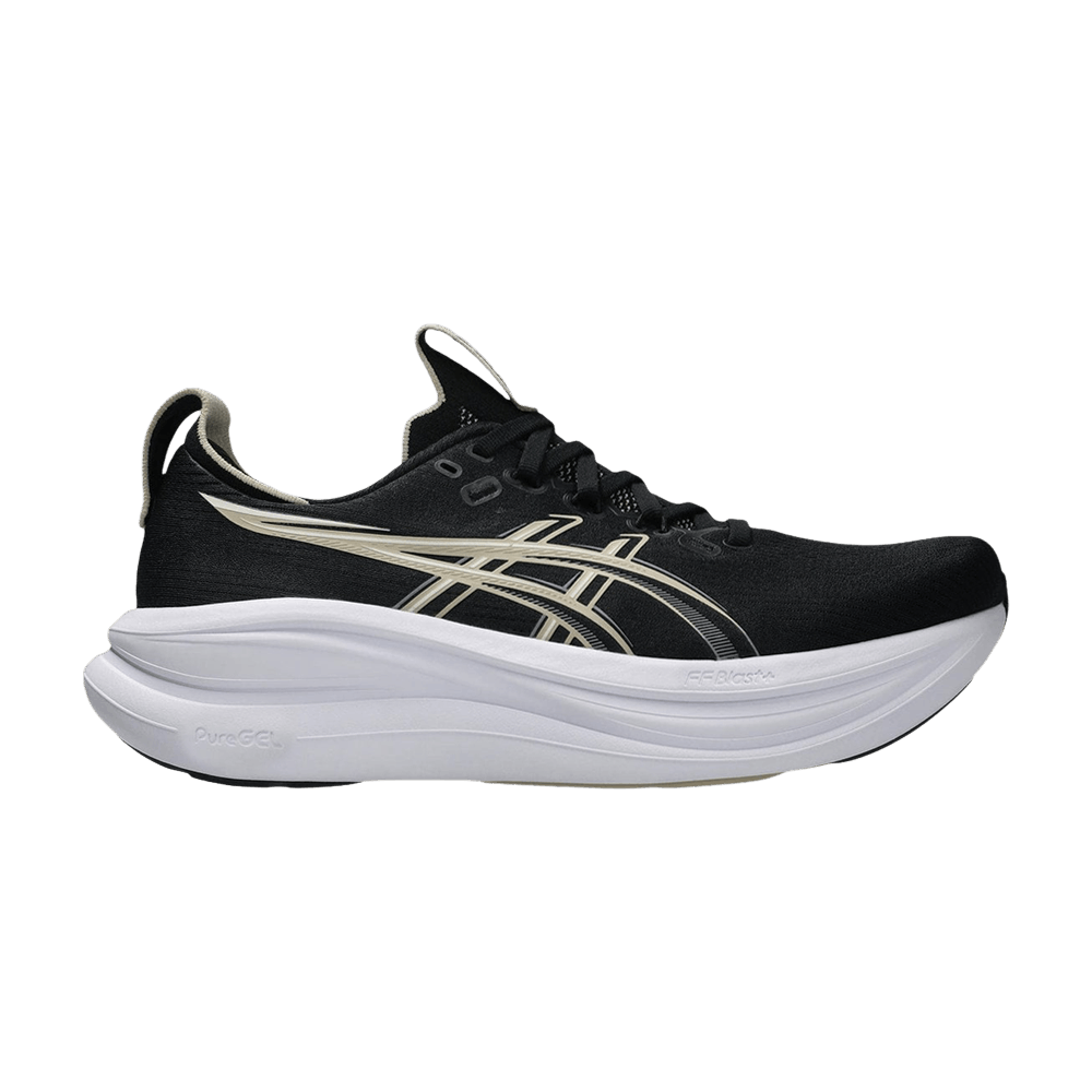 ASICS GEL-Nimbus 28 4E Extra Wide Black Feather Grey