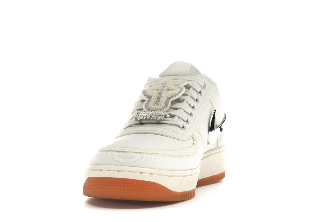 Фото № 2 с приближением к товару «‎Nike Air Force 1 Low Travis Scott Sail»